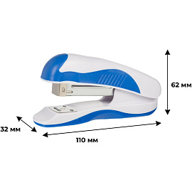 Степлер Attache Master до 20 листов белый/синий (скобы № 24/6, 26/6)