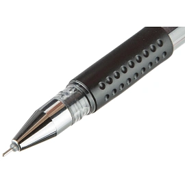 Ручка гелевая неавтоматическая Attache Gelios-030 черная (толщина линии 0.5 мм)