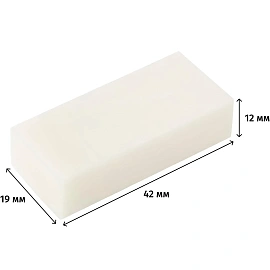 Ластик Pilot ПВХ прямоугольный 42x19x12 мм