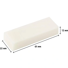 Ластик Pilot ПВХ прямоугольный 61x22x12 мм