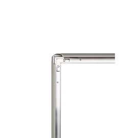 Рамка настенная с клик-профилем 30 мм А0 Комус серебристая фото Рамка настенная с клик-профилем 30 мм А0 Комус серебристая