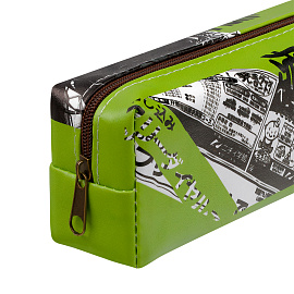 Пенал мягкий 200*55*40 MESHU "Strike", искусственная кожа