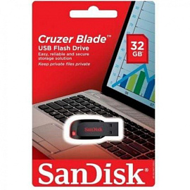 Флешка USB 2.0 32 ГБ Sandisk Cruzer Blade (SDCZ50-032G-B35)