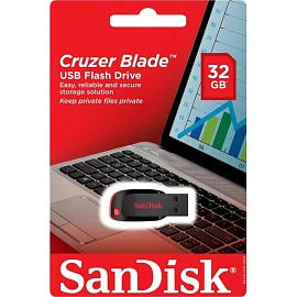 Флешка USB 2.0 32 ГБ Sandisk Cruzer Blade (SDCZ50-032G-B35)