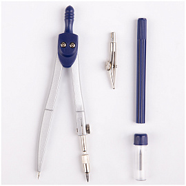 Готовальня ArtSpace, 4 предмета, циркуль 115мм, пластиковый футляр фото Готовальня ArtSpace, 4 предмета, циркуль 115мм, пластиковый футляр