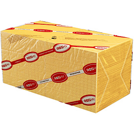 Салфетки бумажные 2-слойные 24x24 см жёлтые (250 листов в пачке)