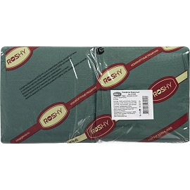 Салфетки бумажные 2-слойные 23x24 см зелёные (250 листов в пачке)