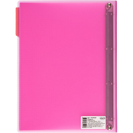 Бизнес-тетрадь Attache Rainbow Style A4 120 листов розовая в клетку, УФ-выборочный глянцевый лак