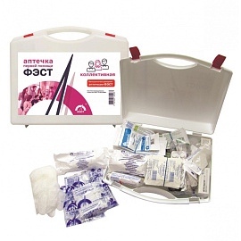 Аптечка первой помощи офисная ФЭСТ № 2.1 (бокс пластиковый)