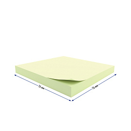 Самоклеящийся блок Berlingo "Standard", 76*76мм, 100л., зеленый фото Самоклеящийся блок Berlingo "Standard", 76*76мм, 100л., зеленый