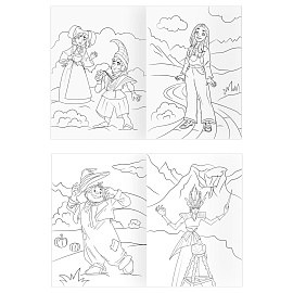 Раскраска А4, 16 стр., ТРИ СОВЫ "Волшебник Изумрудного города