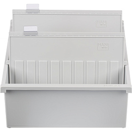 Картотека для карточек Han А4 на 1300 карточек (347x325x140 мм, открытая)