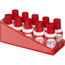 Корректирующая жидкость (штрих) Kores Soft Tip Fluid быстросохнущая 25 г