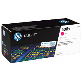 Картридж лазерный HP 508X CF363X пурпурный оригинальный повышенной емкости