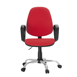 Кресло офисное Easy Chair 222 PC красное (ткань, металл)