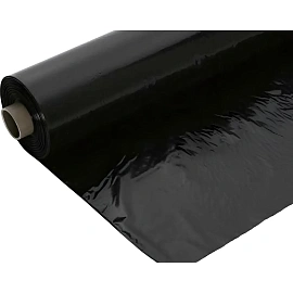 Пленка полиэтиленовая укрывная ПВД 35 мкм 50 м х 1.8 м рукав (2 сорт, черная, 2.425 кг)