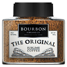 Кофе растворимый сублимированный Bourbon The Original 100 г (стеклянная банка)