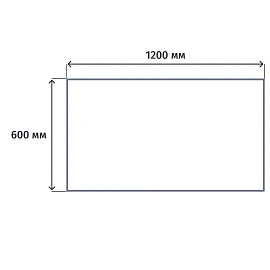 Стол прямой СП-Бюджет 2362 (дуб шамони светлый, 1200х600х740 мм)