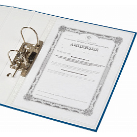 Папка-регистратор Attache (Attache Economy) 75 мм cиняя бумвинил/бумага