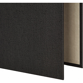 Папка-регистратор Attache Economy 75 мм чёрная бумвинил/бумага