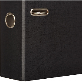 Папка-регистратор Attache Economy 75 мм чёрная бумвинил/бумага