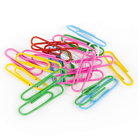 Скрепки EXTRA BRAUBERG 28 мм цветные 100 штук, 271313 фото Скрепки EXTRA BRAUBERG 28 мм цветные 100 штук, 271313