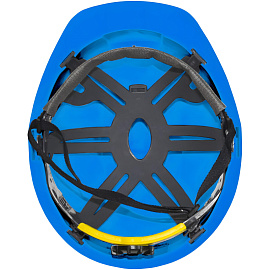 Каска защитная РОСОМЗ СОМ3-55 FavoriT Trek Rapid синяя с храповым механизмом (75618)