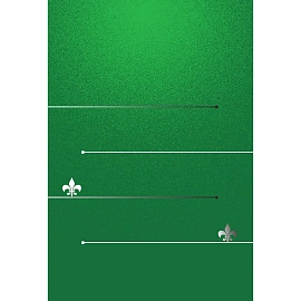 Блокнот А7 40 листов зеленый/фиолетовый в линейку на скобе (75х100 мм)