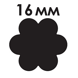 Дырокол фигурный "Ромашка", диаметр вырезной фигуры 16 мм, ОСТРОВ СОКРОВИЩ, 227156