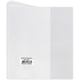 Обложка ПВХ со штрихкодом для учебников английского языка, контурных карт, атласов БОЛЬШОГО ФОРМАТА, ПЛОТНАЯ, 120 мкм, 292х442 мм,ДПС,1143.1