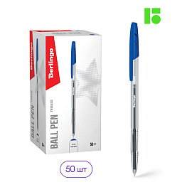 Ручка шариковая Berlingo "Tribase" синяя, 1,0мм фото Ручка шариковая Berlingo "Tribase" синяя, 1,0мм
