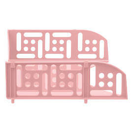 Лоток для бумаг горизонтальный СТАММ "Field", широкая загрузка, розовый фото Лоток для бумаг горизонтальный СТАММ "Field", широкая загрузка, розовый