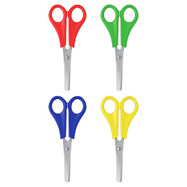Ножницы детские Berlingo 13см, ассорти, европодвес фото Ножницы детские Berlingo 13см, ассорти, европодвес