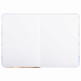 Скетчбук, белая бумага 120 г/м2, 145х203 мм, 80 л., резинка, твердый, BRAUBERG ART DEBUT "Львёнок", 114585