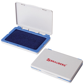 Штемпельная подушка BRAUBERG, 120х90 мм (рабочая поверхность 105х65 мм), синяя краска, 236866 фото Штемпельная подушка BRAUBERG, 120х90 мм (рабочая поверхность 105х65 мм), синяя краска, 236866