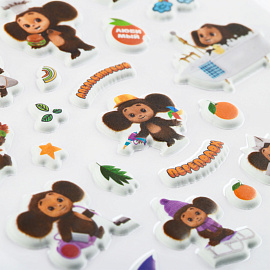 Наклейки объемные Мульти-Пульти "Чебанаклейки", 22*10см, пакет европодвес