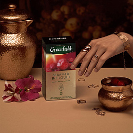 Чай фруктовый Greenfield Summer Bouquet 25 пакетиков (малина)