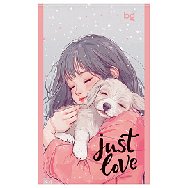 Блокнот А6 32л., на скрепке BG "Девчачьи радости