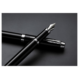 Ручка перьевая Parker IM СТ цвет чернил синий, цвет корпуса черный (артикул производителя 1931644)