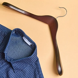 Вешалка-плечики Attache CU9600-W анатомическая орех (размер 48-50)