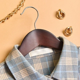 Вешалка-плечики Attache CU9600-W анатомическая орех (размер 48-50)