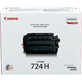 Картридж лазерный Canon 724H 3482B002 черный оригинальный повышенной емкости