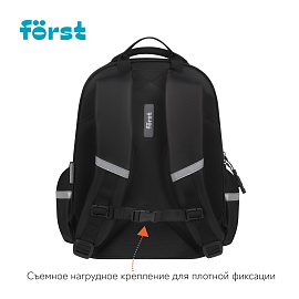 Рюкзак Forst F-Comfy "Best friends" 38*29*15см, 2 отделения, 3 кармана, анатомическая спинка