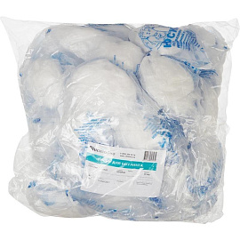 Бахилы (носки) одноразовые Чистовье для боулинга спанбонд 20 г/кв.м размер XL белые (50 пар в упаковке)