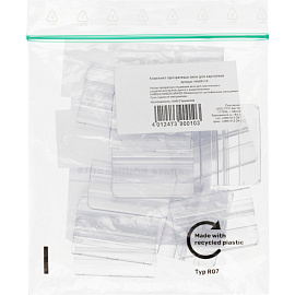 Индексное окно для картотек Han пластиковое прозрачное (10 штук)