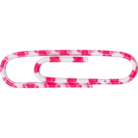 Скрепки канцелярские 28 мм Attache Зебра металлические с полимерным покрытием (100 штук в упаковке)