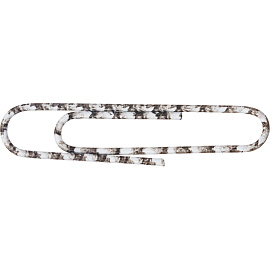 Скрепки канцелярские 50 мм Attache металлические с полимерным покрытием (50 штук в упаковке)