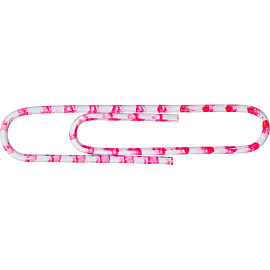 Скрепки канцелярские 50 мм Attache металлические с полимерным покрытием (50 штук в упаковке)