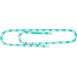 Скрепки канцелярские 50 мм Attache металлические с полимерным покрытием (50 штук в упаковке)