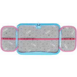 Пенал 1 отделение, 200*130 ArtSpace "Kitten", две откидные секции, ткань